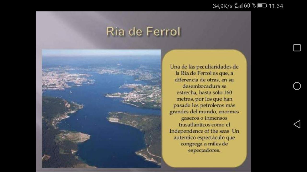 Casa A Pie De Playa De Carino Doninos Villa Ferrol Exteriör bild