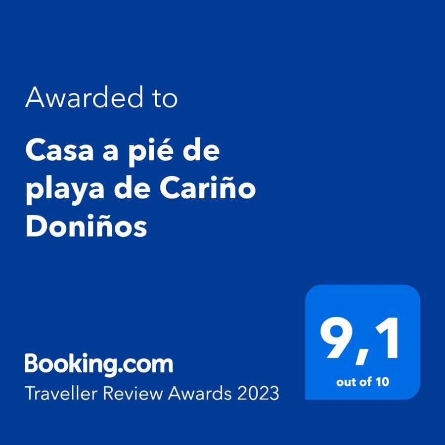 Casa A Pie De Playa De Carino Doninos Villa Ferrol Exteriör bild