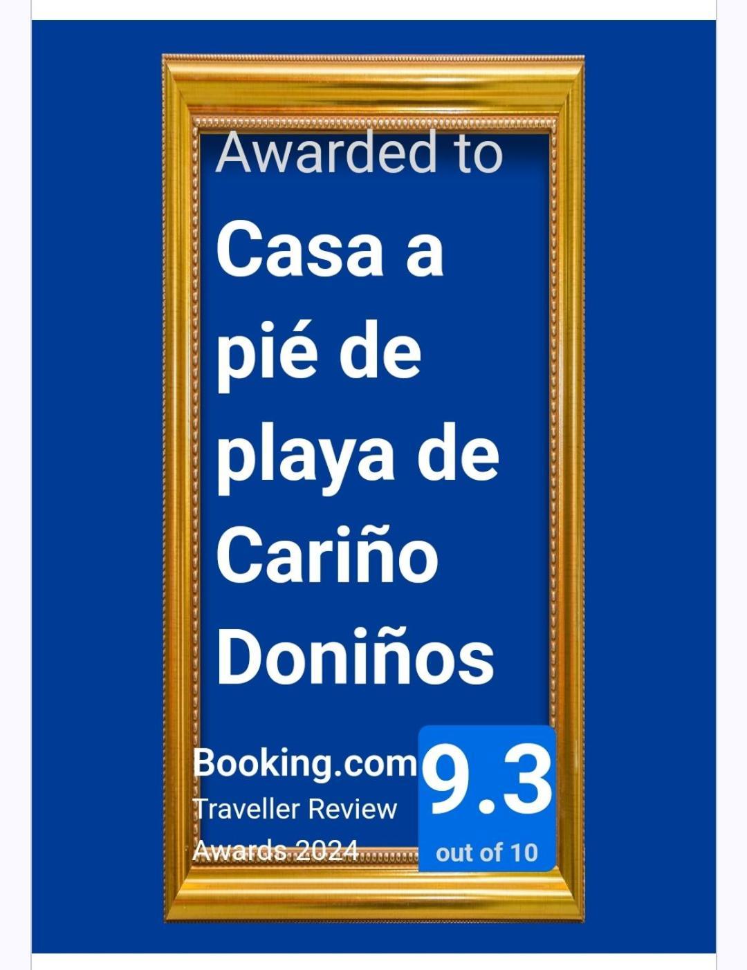 Casa A Pie De Playa De Carino Doninos Villa Ferrol Exteriör bild
